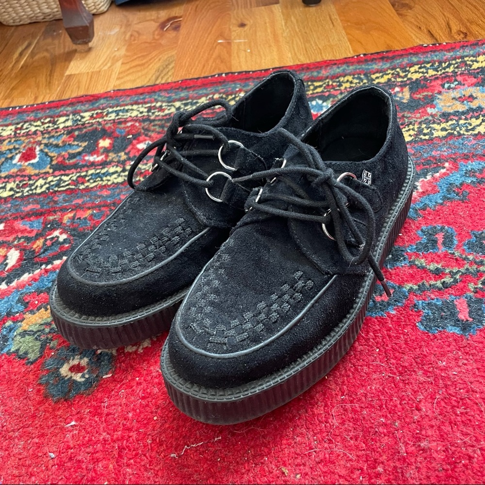 Vegan suede loafers